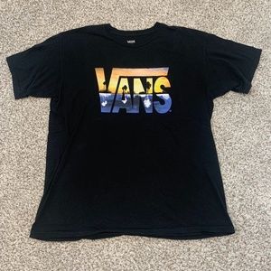 Vans Off The Wall California Beach Graphic Tee Large